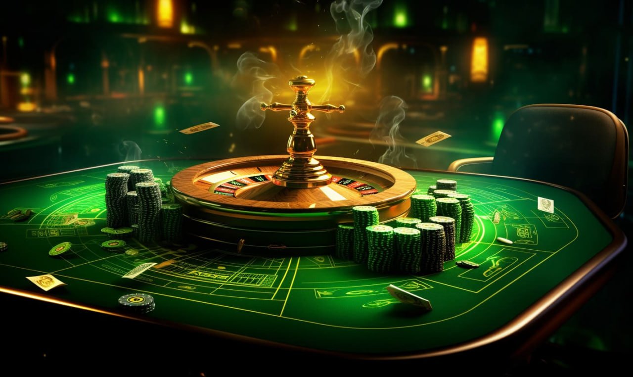 Tampilan permainan blackjack langsung